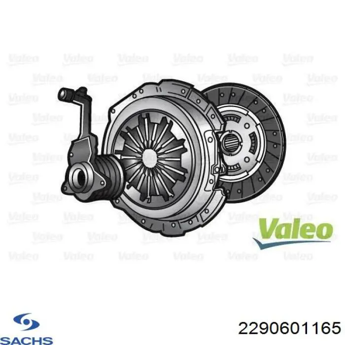 2290601165 Sachs Zestaw sprzęgła (3 części)