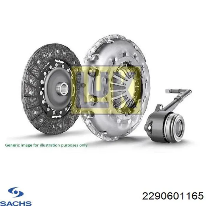 Zestaw sprzęgła (3 części) Sachs 2290601165 cena, od 575,83 USD