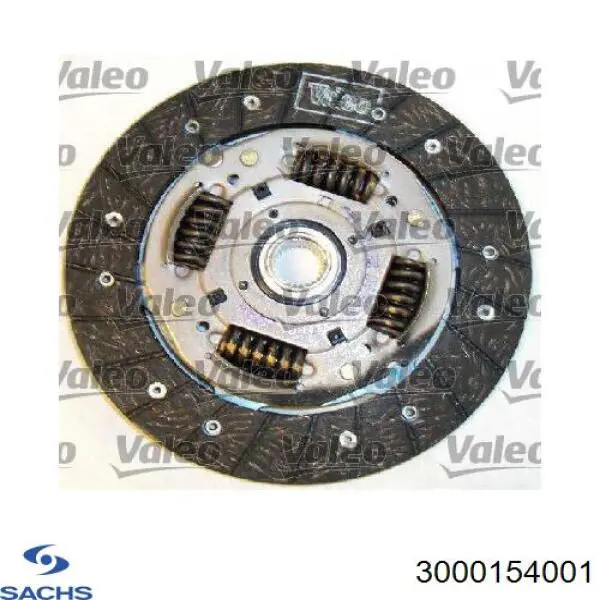 Zestaw sprzęgła (3 części) Sachs 3000154001 cena, od 121,36 USD