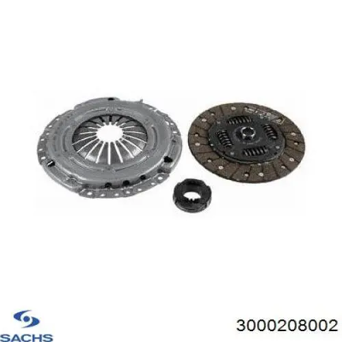 Zestaw sprzęgła (3 części) Sachs 3000208002 cena, od 132,26 USD