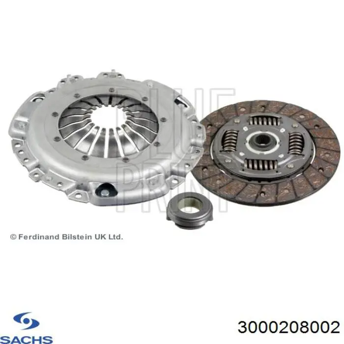 Do koszyka 3000208002 Sachs Zestaw sprzęgła (3 części)