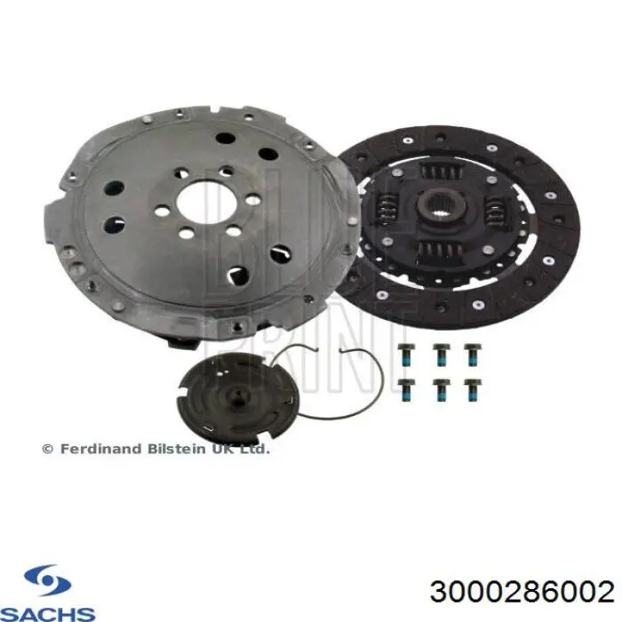 Do koszyka 3000286002 Sachs Zestaw sprzęgła (3 części)