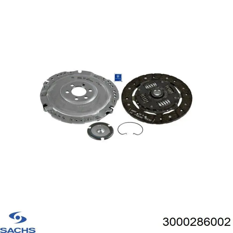 Zestaw sprzęgła (3 części) Sachs 3000286002 cena, od 95,34 USD