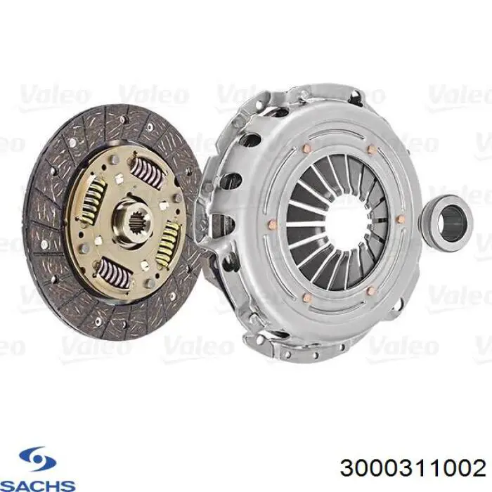 Do koszyka 3000311002 Sachs Zestaw sprzęgła (3 części)