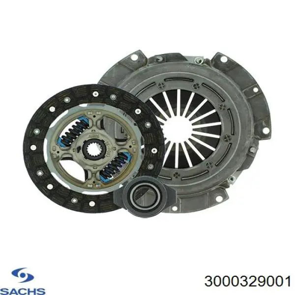 Zestaw sprzęgła (3 części) Sachs 3000329001 cena, od 112,09 USD