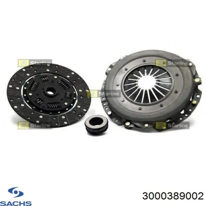 Zestaw sprzęgła (3 części) Sachs 3000389002 cena, od 132,73 USD