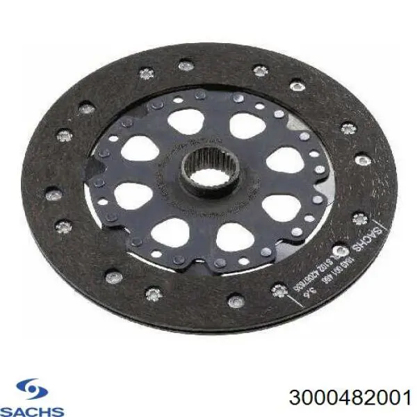 Do koszyka 3000482001 Sachs Zestaw sprzęgła (3 części)