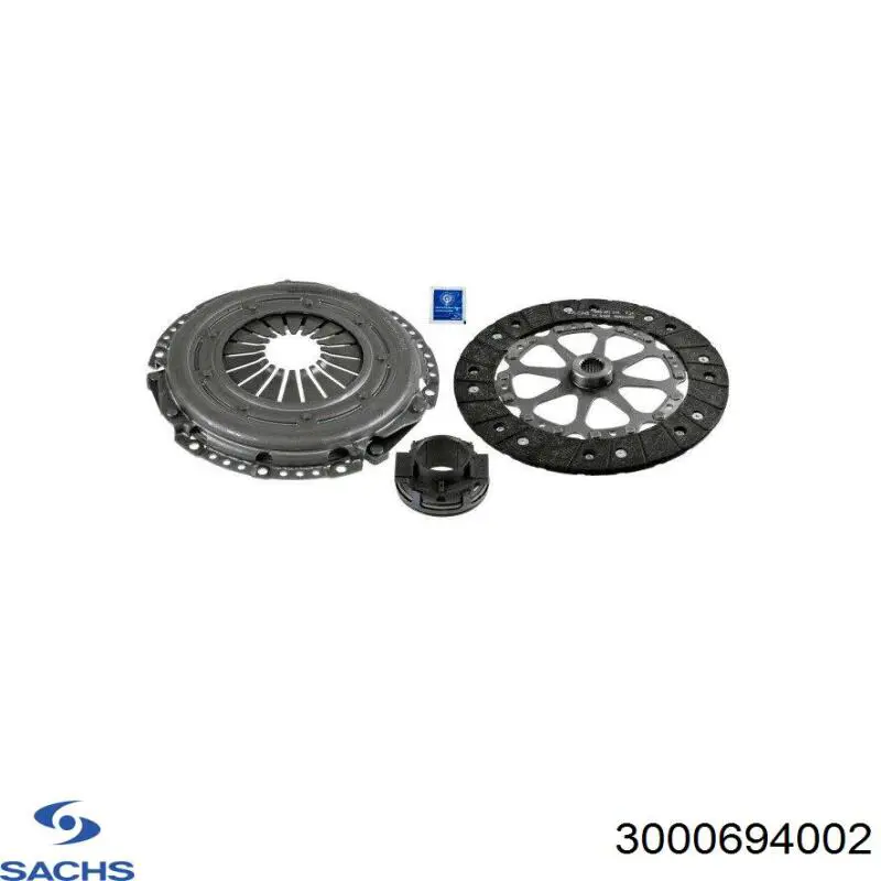 Zestaw sprzęgła (3 części) Sachs 3000694002 cena, od 234,77 USD