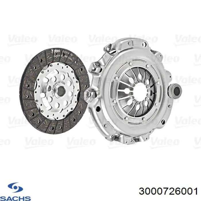 Do koszyka 3000726001 Sachs Zestaw sprzęgła (3 części)
