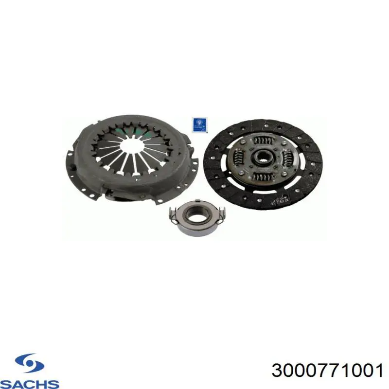 Zestaw sprzęgła (3 części) Sachs 3000771001 cena, od 112,58 USD