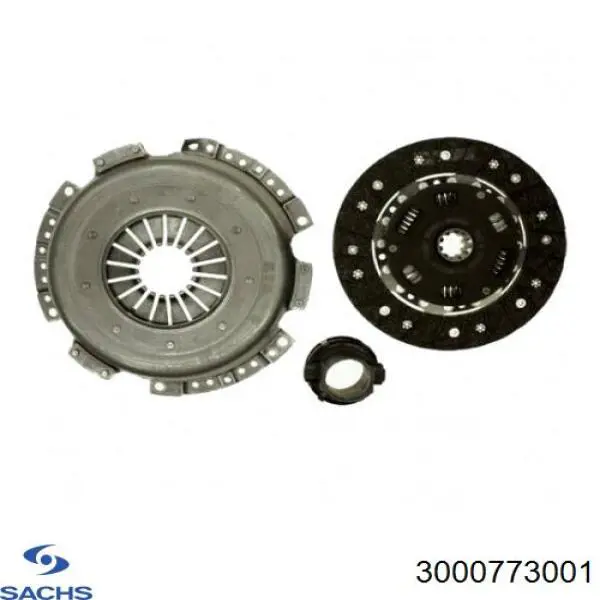 Zestaw sprzęgła (3 części) Sachs 3000773001 cena, od 244,71 USD