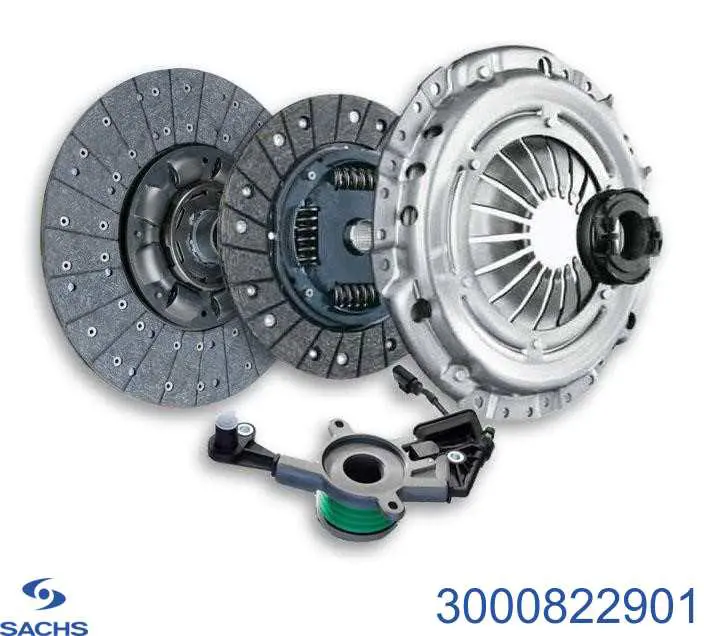 3000 822 901 Sachs zestaw sprzęgła (3 części)