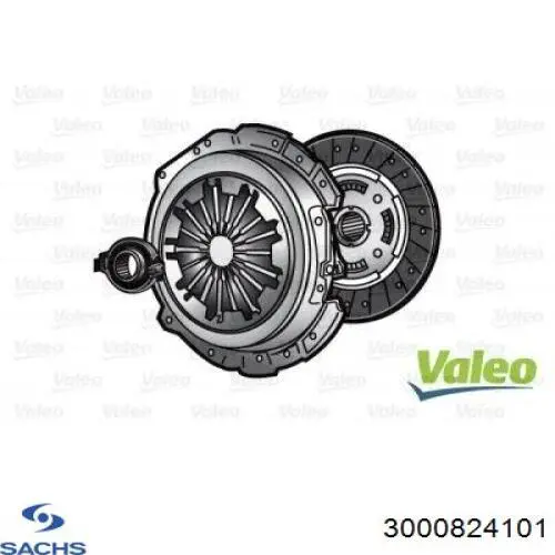 Zestaw sprzęgła (3 części) Sachs 3000824101 cena, od 186,48 USD