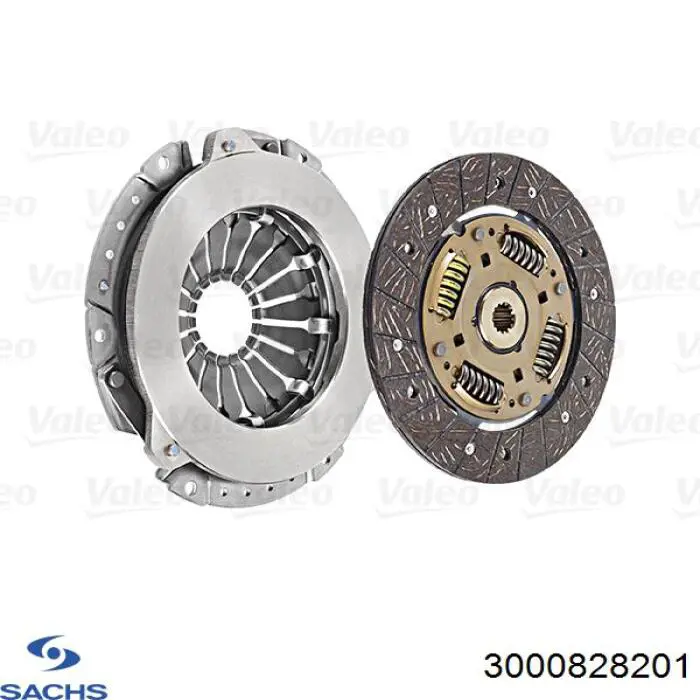 Zestaw sprzęgła (3 części) Sachs 3000828201 cena, od 109,92 USD