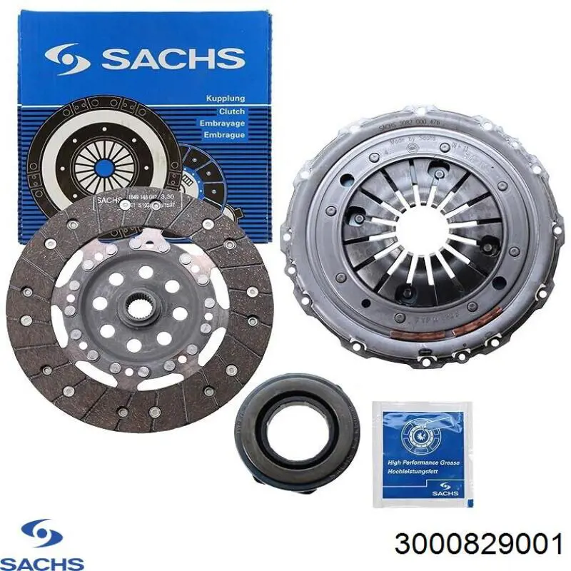 Do koszyka 3000829001 Sachs Zestaw sprzęgła (3 części)