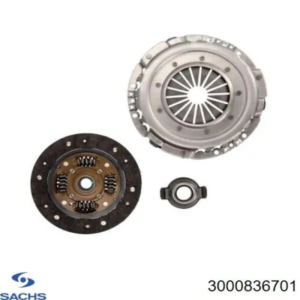 Zestaw sprzęgła (3 części) Sachs 3000836701 cena, od 84,19 USD