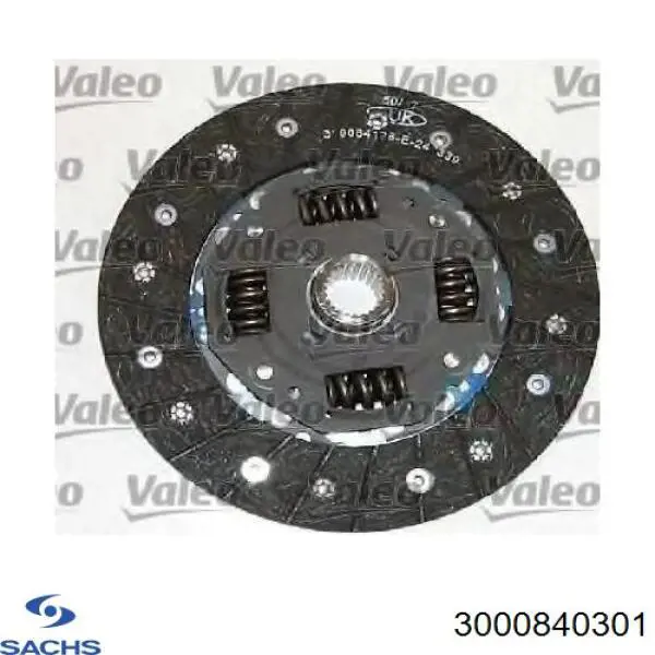 Do koszyka 3000840301 Sachs Zestaw sprzęgła (3 części)