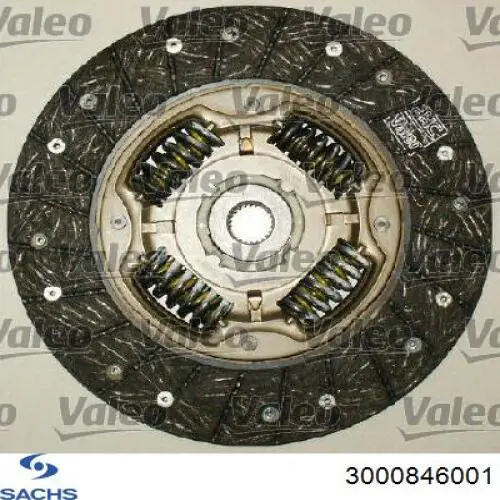 3000846001 Sachs Zestaw sprzęgła (3 części)