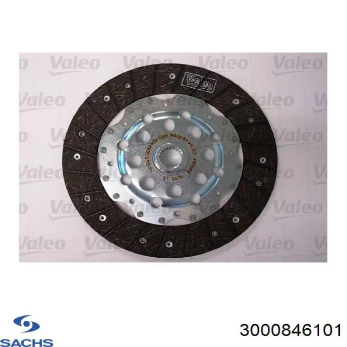 Zestaw sprzęgła (3 części) Sachs 3000846101 cena, od 209,97 USD