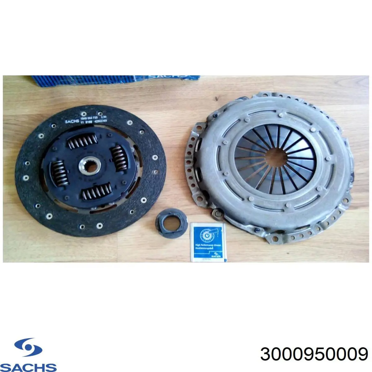 Do koszyka 3000950009 Sachs Zestaw sprzęgła (3 części)