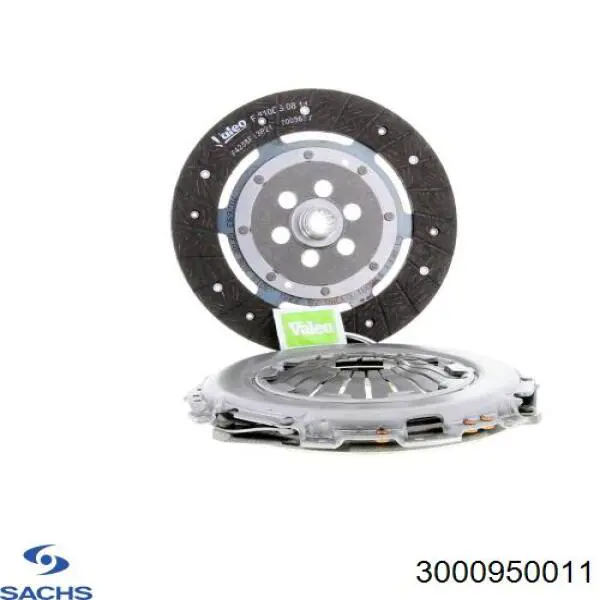 Do koszyka 3000950011 Sachs Zestaw sprzęgła (3 części)