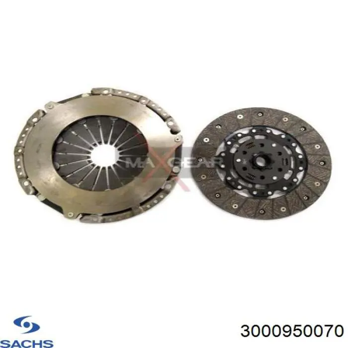 Zestaw sprzęgła (3 części) Sachs 3000950070 cena, od 135,54 USD