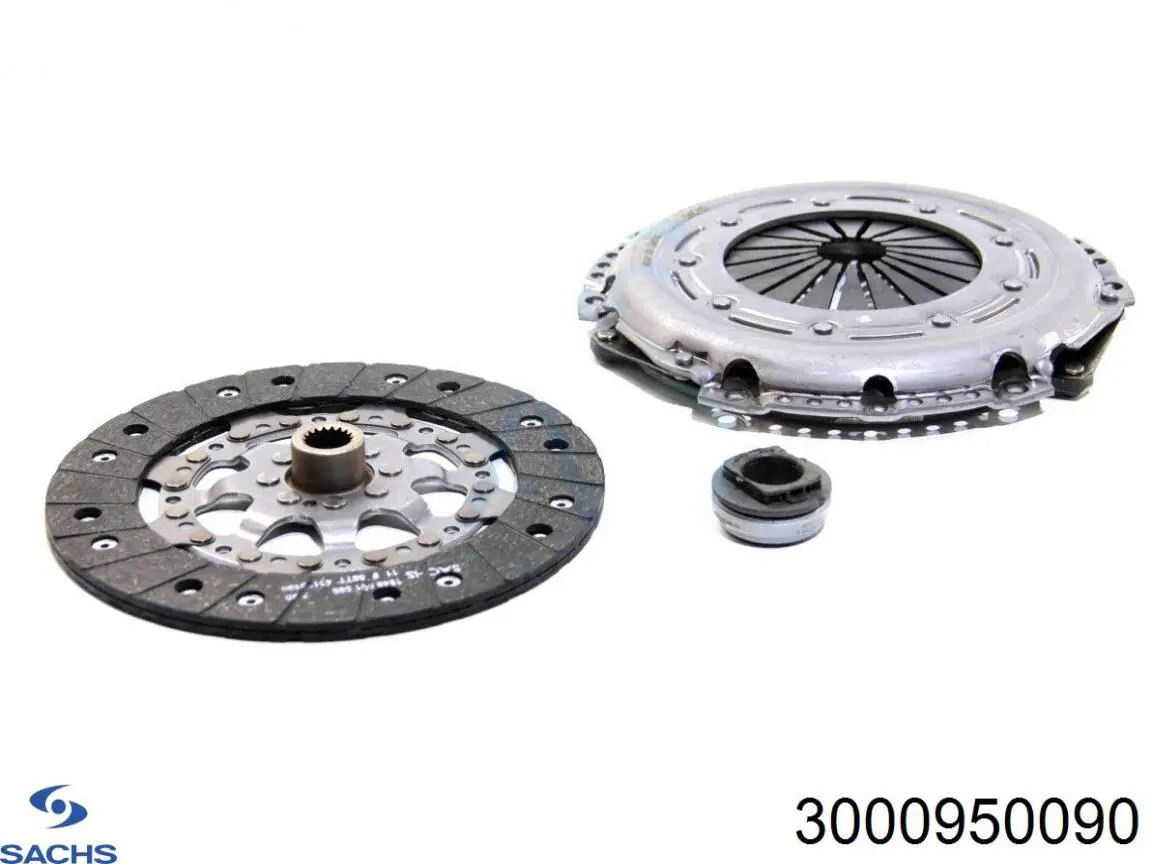 3000 950 090 Sachs zestaw sprzęgła (3 części)