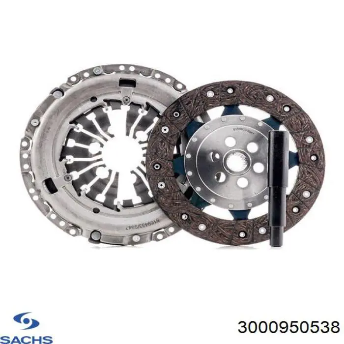 Zestaw sprzęgła (3 części) Sachs 3000950538 cena, od 117,85 USD