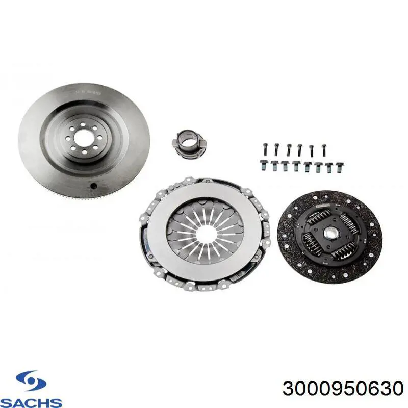 Zestaw sprzęgła (3 części) Sachs 3000950630 cena, od 249,89 USD
