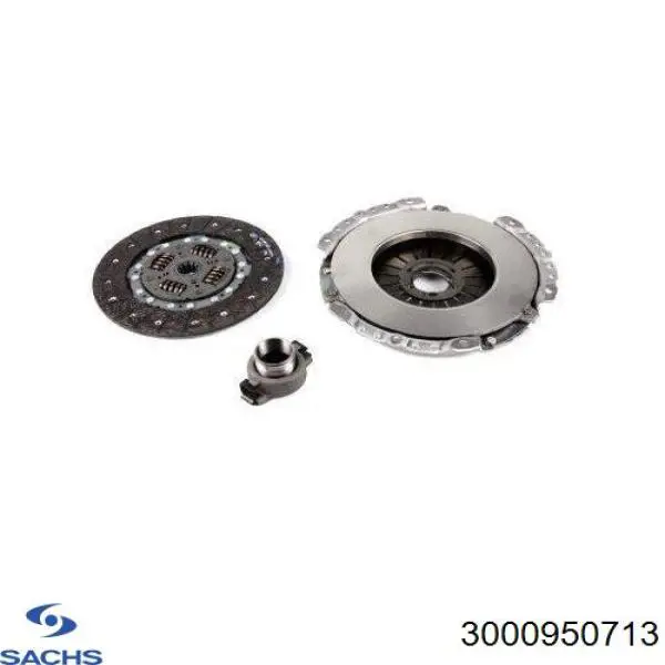 Zestaw sprzęgła (3 części) Sachs 3000950713 cena, od 300,53 USD