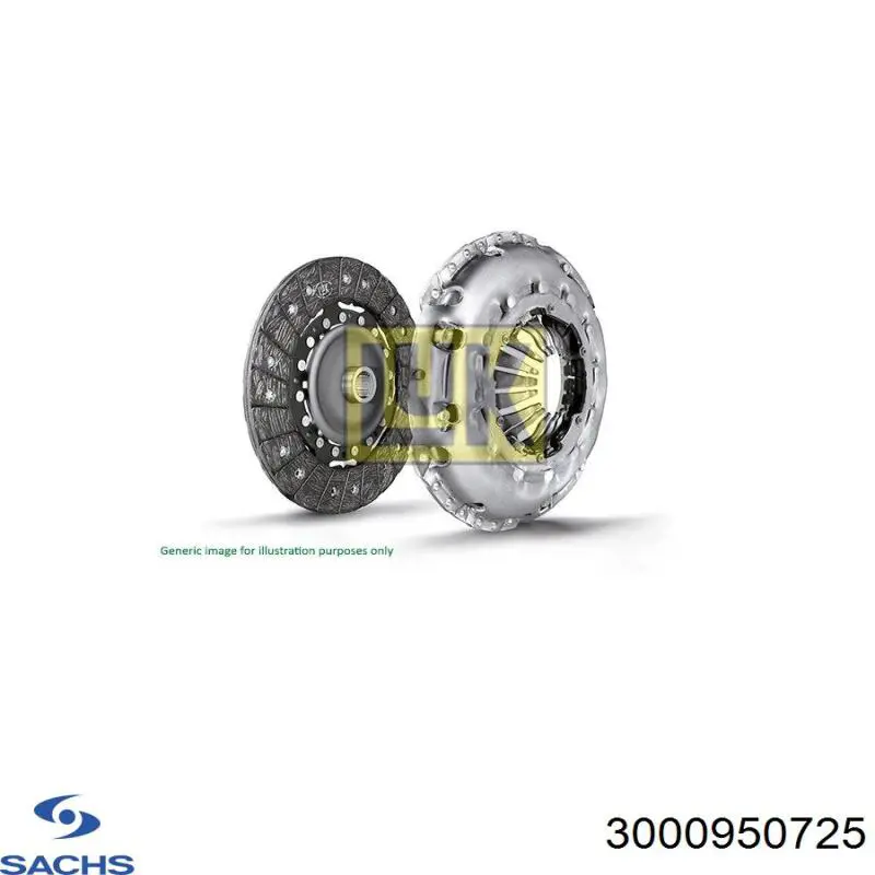 Do koszyka ADG030256 Blue Print Zestaw sprzęgła (3 części)