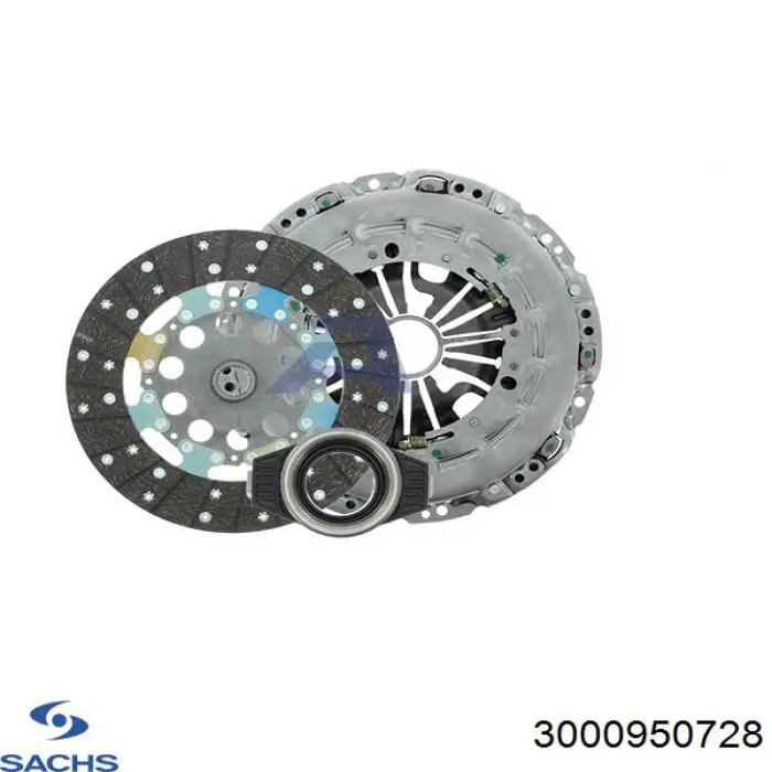 Zestaw sprzęgła (3 części) Sachs 3000950728 cena, od 393,65 USD
