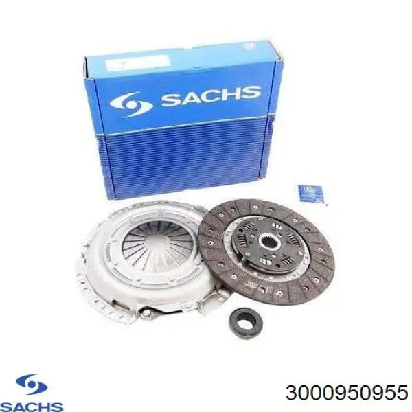 Zestaw sprzęgła (3 części) Sachs 3000950955 cena, od 191,68 USD