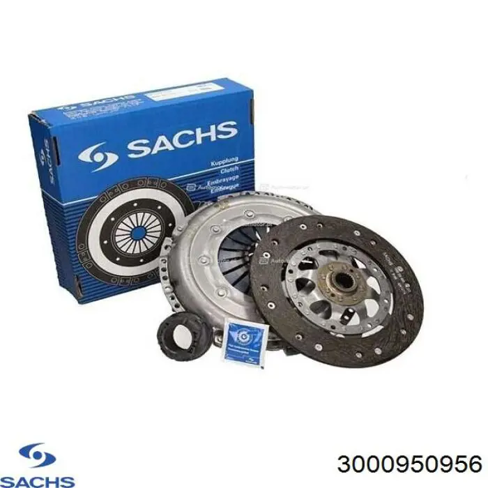 Zestaw sprzęgła (3 części) Sachs 3000950956 cena, od 230,56 USD