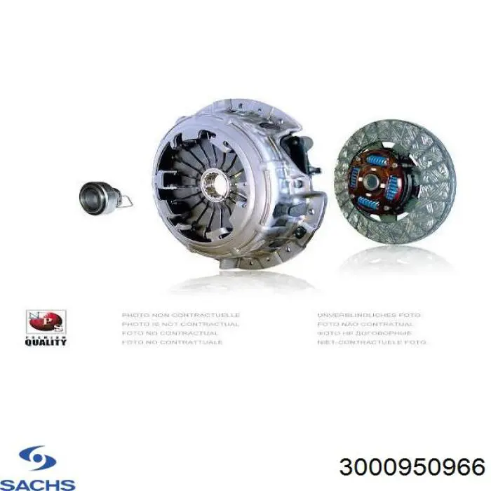 Zestaw sprzęgła (3 części) Sachs 3000952002 cena, od 330,35 USD