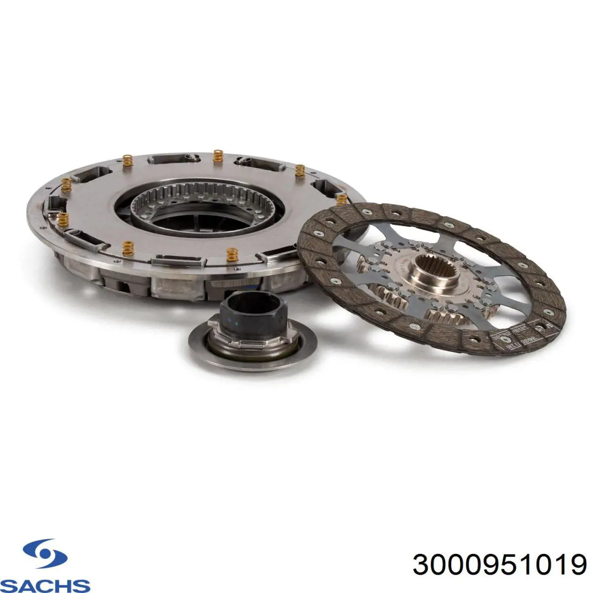Zestaw sprzęgła (3 części) Sachs 3000951019 cena, od 1383,62 USD