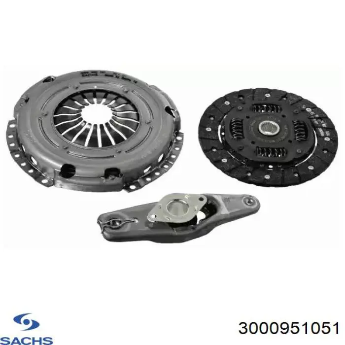 3000 951 051 Sachs zestaw sprzęgła (3 części)