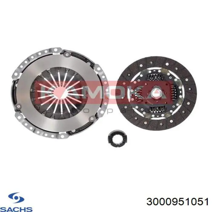 Do koszyka 3000951051 Sachs Zestaw sprzęgła (3 części)