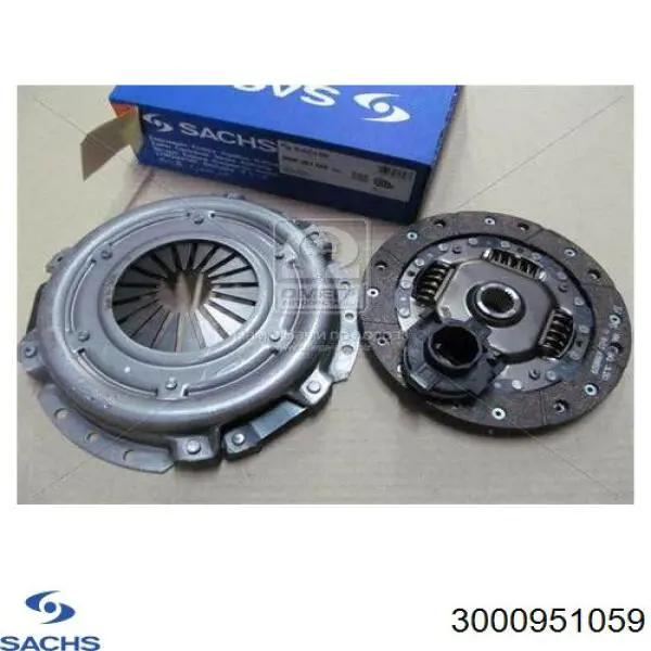 3000 951 059 Sachs zestaw sprzęgła (3 części)