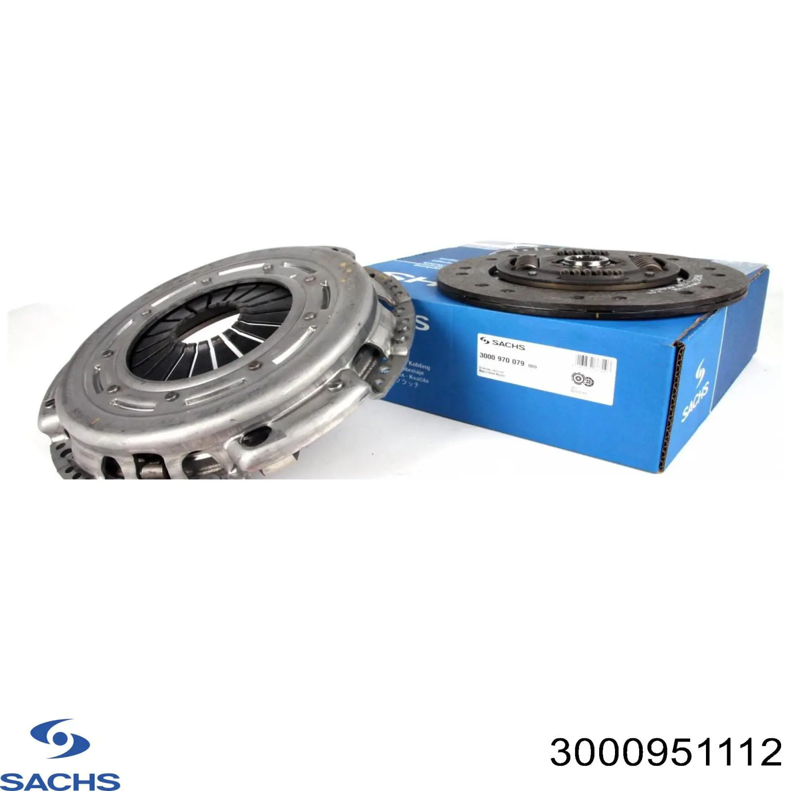 Zestaw sprzęgła (3 części) 3000951112 Sachs