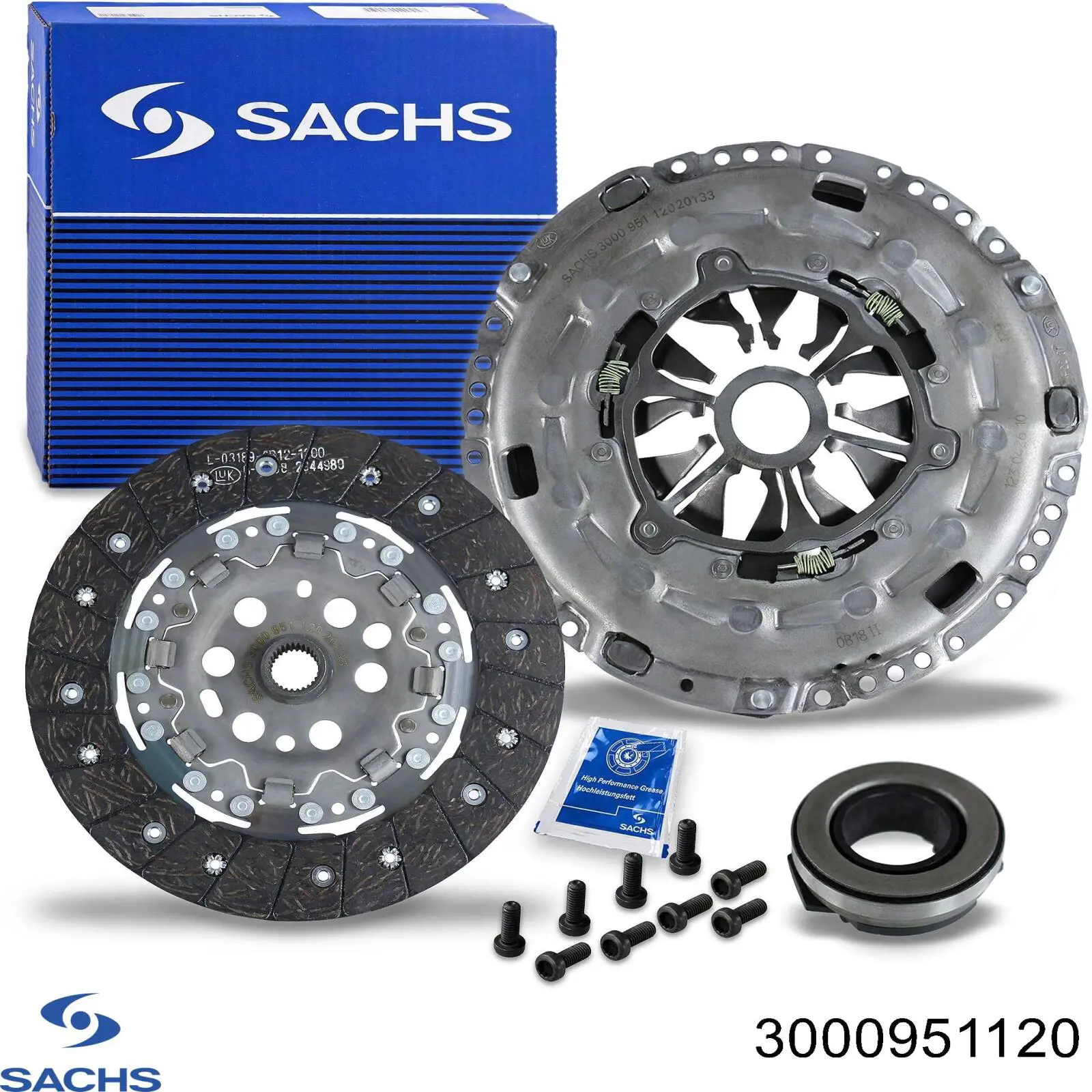 Do koszyka 3000951120 Sachs Zestaw sprzęgła (3 części)