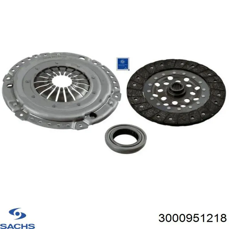 3000951218 Sachs Zestaw sprzęgła (3 części)