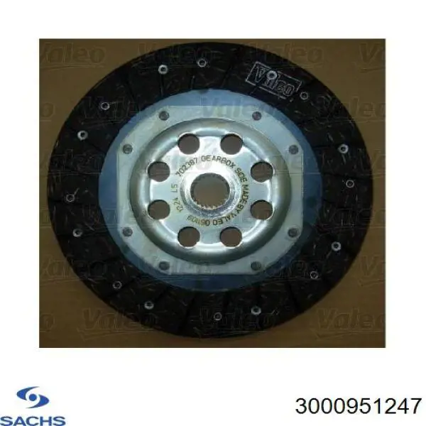 3000951247 Sachs Zestaw sprzęgła (3 części)