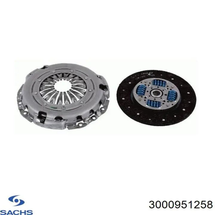 3000951258 Sachs Zestaw sprzęgła (3 części)