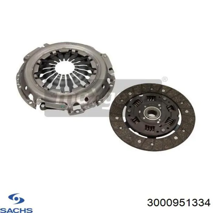 Zestaw sprzęgła (3 części) Sachs 3000951334 cena, od 92,86 USD
