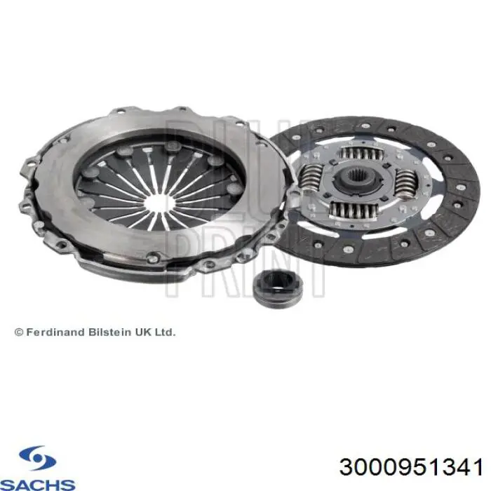 Do koszyka 3000951341 Sachs Zestaw sprzęgła (3 części)