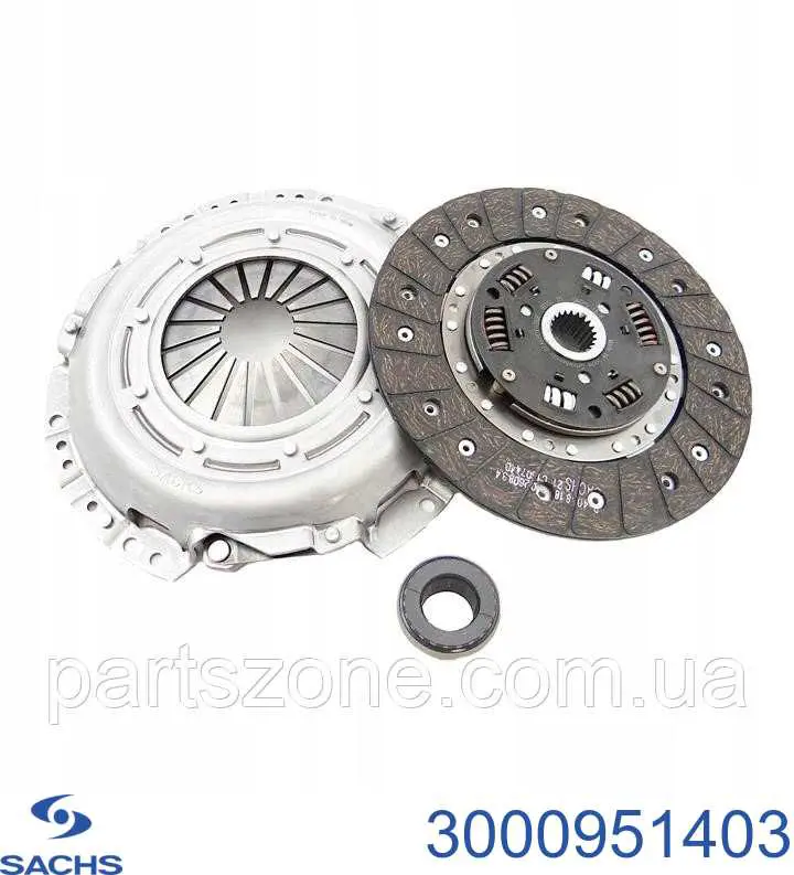 3000 951 403 Sachs zestaw sprzęgła (3 części)