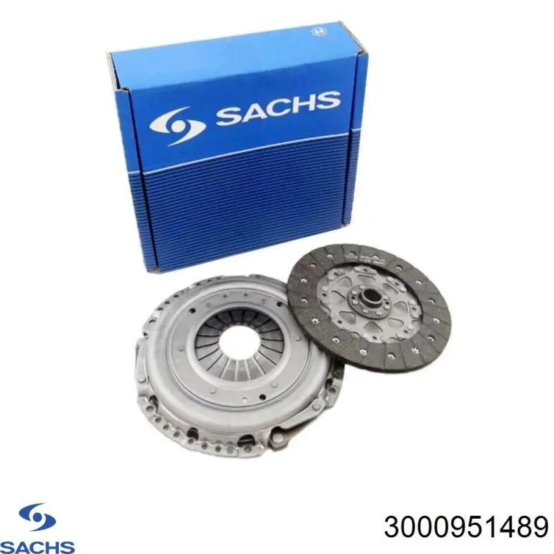 Zestaw sprzęgła (3 części) Sachs 3000951489 cena, od 165,30 USD
