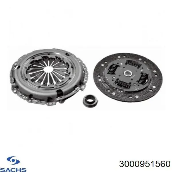 3000951560 Sachs Zestaw sprzęgła (3 części)