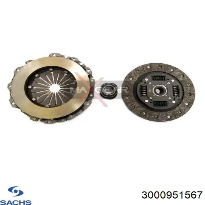 3000951567 Sachs zestaw sprzęgła (3 części)